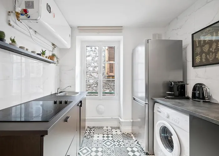 Les Palmiers, Quiet And Air-conditioned Appartement Nice